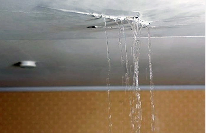 Plumbing emergency - leaking ceiling