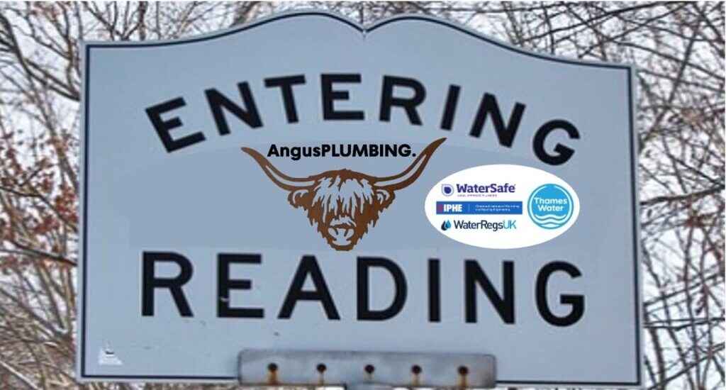 Reading sign - plumber Reading