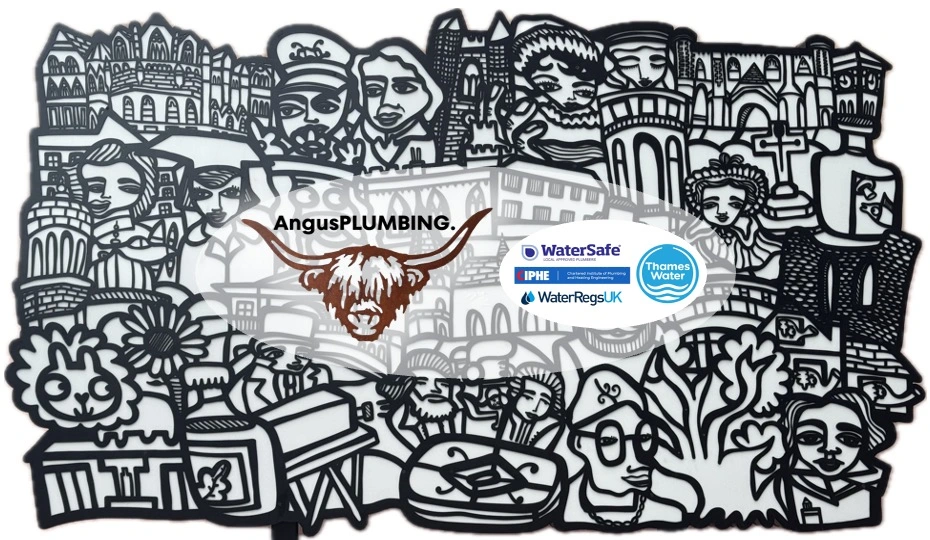 Plumbers reading mural - AngusPLUMBING