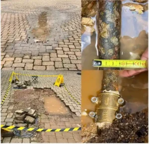 Water leak - Lambridge Lane Henley on Thames