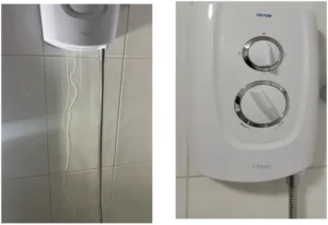 Leaking electric shower - Greys Hill - Henley on Thames